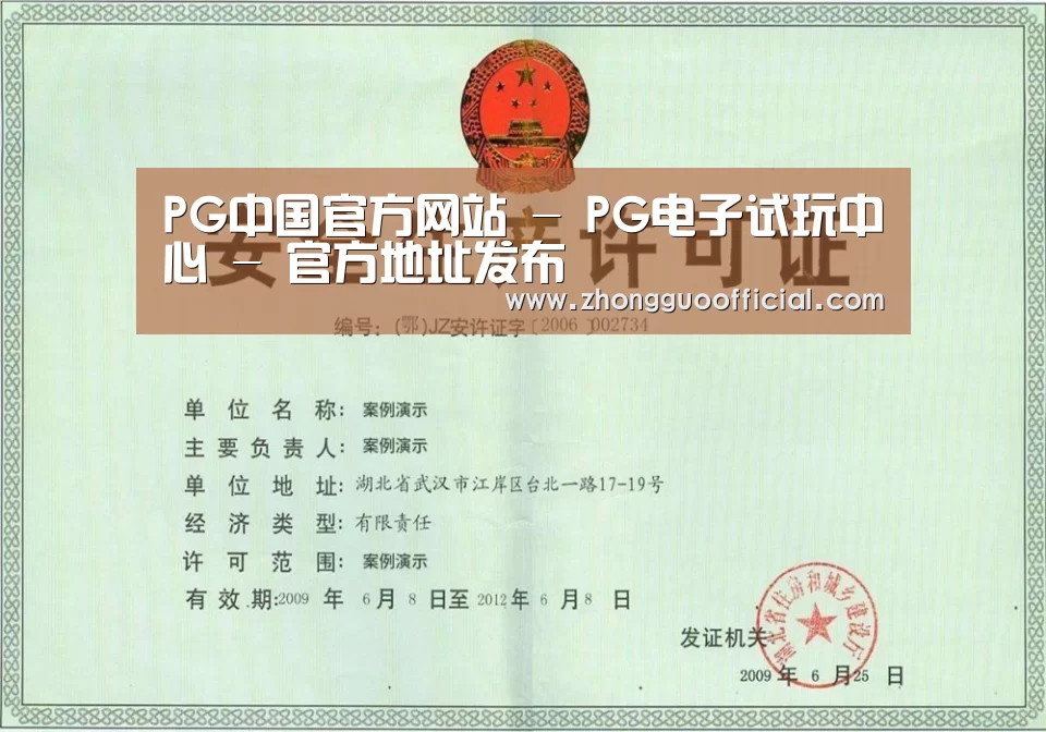 PG中国荣誉证书三(图1)